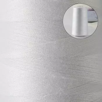 Нитки 25ЛЛ, 5000 м, цвет белый №0101