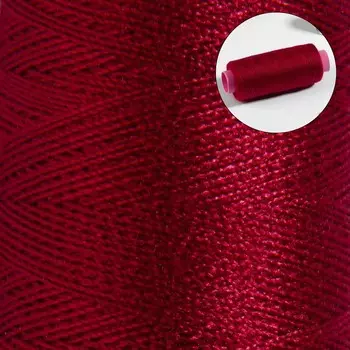 Нитки 40/2, 200 м, бордовые №122