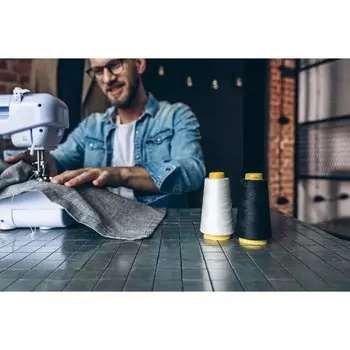 Нитки 40/2, 2700 м, белые