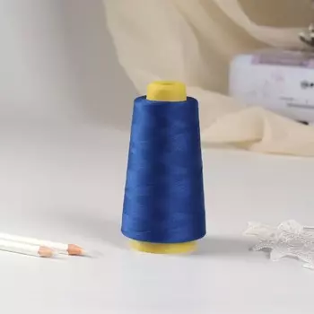 Нитки 40/2, 2700 м, синие