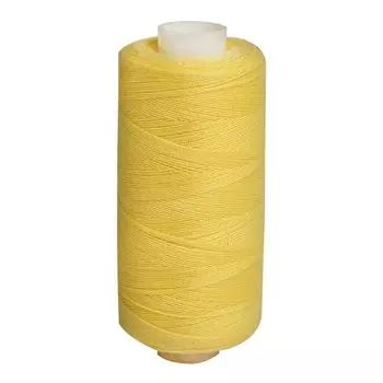 Нитки 40/2 универсальные, 400 ярдов (206 бледно-жёлтый), 10 шт в уп.