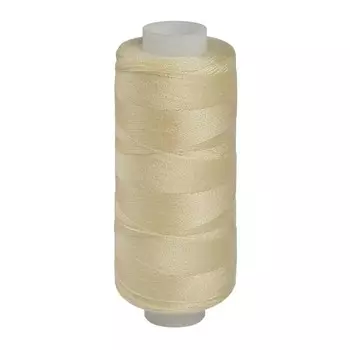 Нитки 40/2 универсальные, 400 ярдов (154 тёмно-молочный), 10 шт в уп.