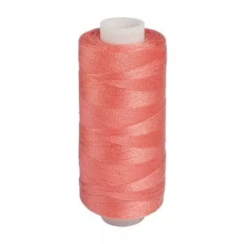 Нитки 40/2 универсальные, 400 ярдов (032 светлый коралловый), 10 шт в уп.