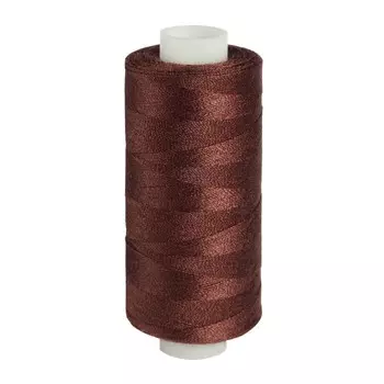 Нитки 40/2 универсальные, 400 ярдов (058 коричнево-свекольный), 10 шт в уп.