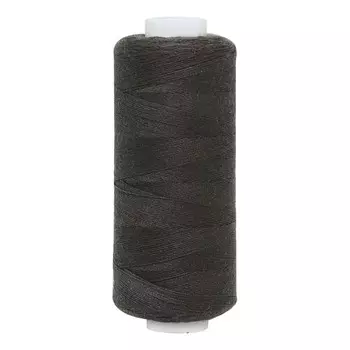 Нитки 40/2 универсальные, 400 ярдов (389 тёмно-сажа), 10 шт в уп.