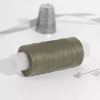 Нитки 40ЛШ, 200 м, цвет хаки №5702