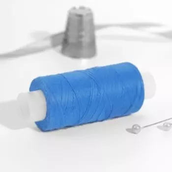 Нитки 40ЛШ, 200 м, цвет синий №2308