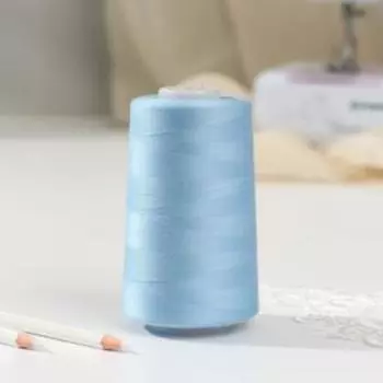 Нитки 50/2, №140, 5000 м, цвет голубой №1282