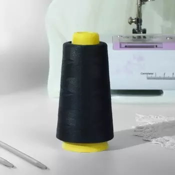 Нитки 50/2, 2700 м, тёмно-серые