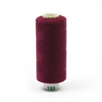 Нитки Dor Tak 40/2, 400 ярд, цвет №150 бордовый, 10 шт в уп.