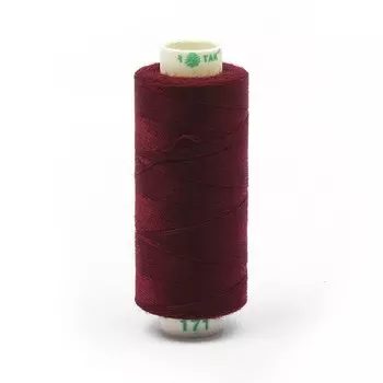 Нитки Dor Tak 40/2, 400 ярд, цвет №171 бордовый, 10 шт в уп.