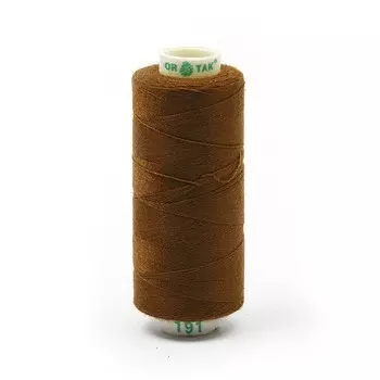 Нитки Dor Tak 40/2, 400 ярд, цвет №191 коричневый, 10 шт в уп.