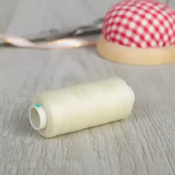 Нитки Dor Tak 40/2, 400 ярд, цвет №202 экрю, 10 шт в уп.