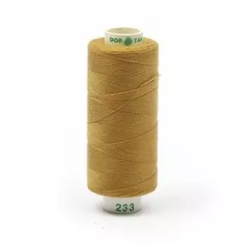 Нитки Dor Tak 40/2, 400 ярд, цвет №233 бежевый, 10 шт в уп.