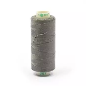 Нитки Dor Tak 40/2, 400 ярд, цвет №307 серый, 10 шт в уп.
