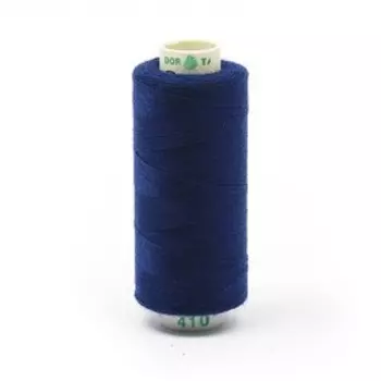 Нитки Dor Tak 40/2, 400 ярд, цвет №410 синий, 10 шт в уп.
