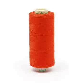 Нитки Dor Tak 40/2, 400 ярд, цвет №507 оранжевый, 10 шт в уп.