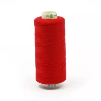 Нитки Dor Tak 40/2, 400 ярд, цвет №510 красный, 10 шт в уп.