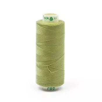 Нитки Dor Tak 40/2, 400 ярд, цвет №705 оливковый, 10 шт в уп.