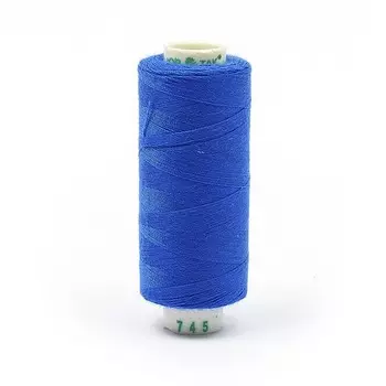 Нитки Dor Tak 40/2, 400 ярд, цвет №745 синий, 10 шт в уп.