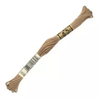 Нитки мулине DMC 117 (3032), 12 шт. в упаковке