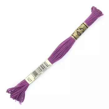 Нитки мулине DMC 117 (327), 12 шт. в упаковке