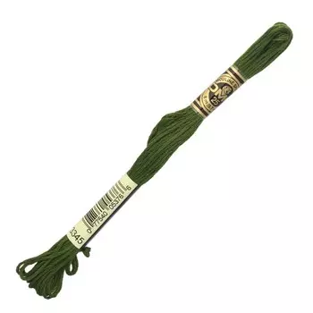 Нитки мулине DMC 117 (3345), 12 шт. в упаковке