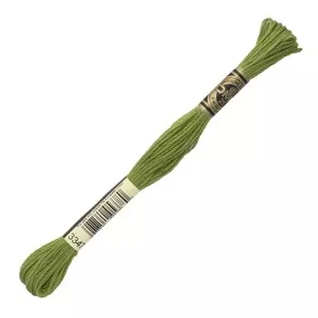 Нитки мулине DMC 117 (3347), 12 шт. в упаковке