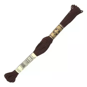 Нитки мулине DMC 117 (3371), 12 шт. в упаковке