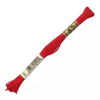 Нитки мулине DMC 117 (347), 12 шт. в упаковке