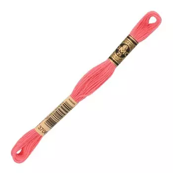 Нитки мулине DMC 117 (3706), 12 шт. в упаковке