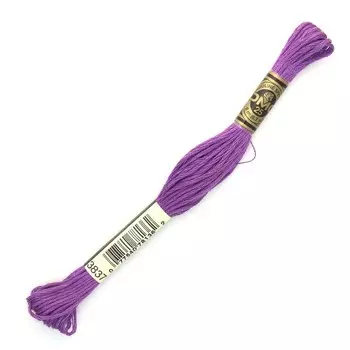 Нитки мулине DMC 117 (3837), 12 шт. в упаковке