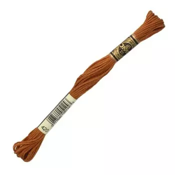 Нитки мулине DMC 117 (420), 12 шт. в упаковке