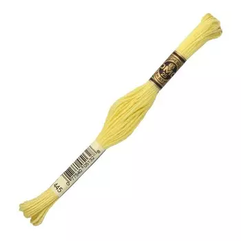 Нитки мулине DMC 117 (445), 12 шт. в упаковке