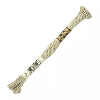 Нитки мулине DMC 117 (524), 12 шт. в упаковке