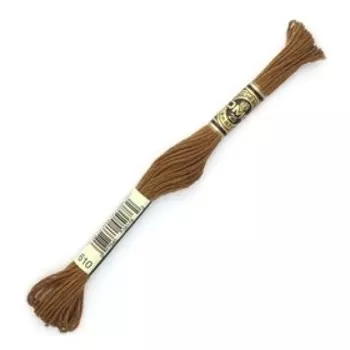 Нитки мулине DMC 117 (610), 12 шт. в упаковке