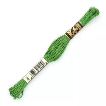 Нитки мулине DMC 117 (702), 12 шт. в упаковке