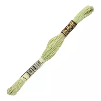 Нитки мулине DMC 117 (772), 12 шт. в упаковке