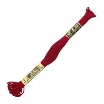 Нитки мулине DMC 117 (777), 12 шт. в упаковке