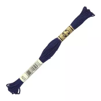 Нитки мулине DMC 117 (823), 12 шт. в упаковке