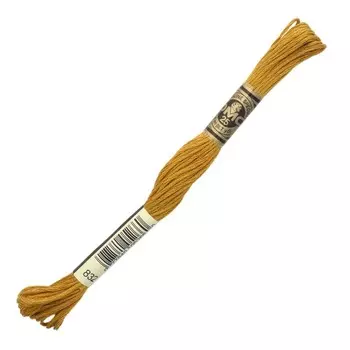 Нитки мулине DMC 117 (832), 12 шт. в упаковке