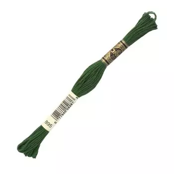 Нитки мулине DMC 117 (895), 12 шт. в упаковке