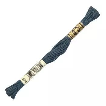 Нитки мулине DMC 117 (924), 12 шт. в упаковке