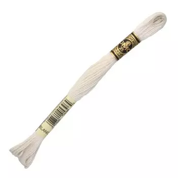 Нитки мулине DMC 117 (Blanc), 12 шт. в упаковке