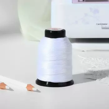 Нитки обувные, 130Л, 170 м, цвет белый, цена за 1 штуку