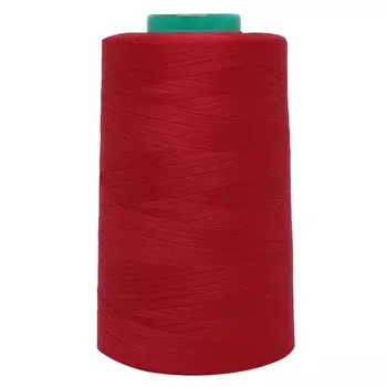 Нитки промышленные 40/2, универсальные, 5000 ярдов (051 красный)