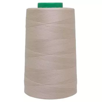 Нитки промышленные 40/2, универсальные, 5000 ярдов (254 светлый серый.крем)