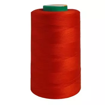 Нитки промышленные 40/2, универсальные, 5000 ярдов (049 ярк.алый)