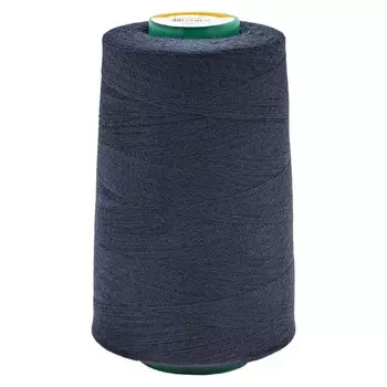 Нитки промышленные 40/2, универсальные, 5000 ярдов (275 тёмно-индиго)