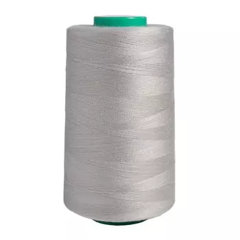 Нитки промышленные 40/2, универсальные, 5000 ярдов (331 бело-пепельный)